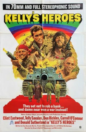 Kelly's Heroes US One Sheet Movie Poster with Clint Eastwood