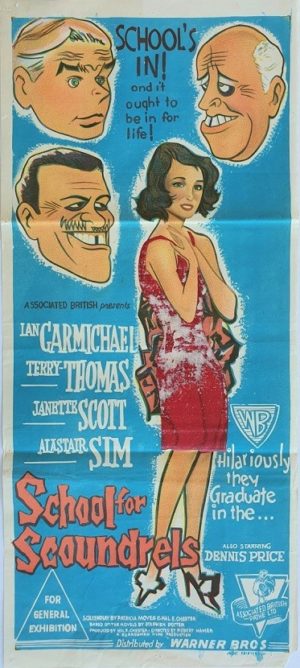 School for scoundrels australian daybill poster