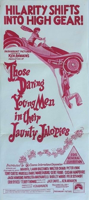 Those daring young men australian daybill poster