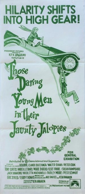 Those daring young men australian daybill poster