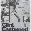Dirty Harry NZ Daybill Poster with Clint Eastwood. (2)