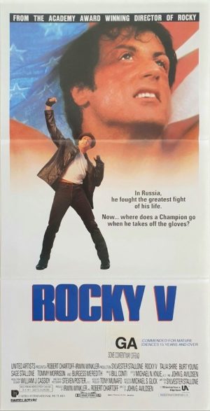 Rocky 5 V Australian Daybill poster