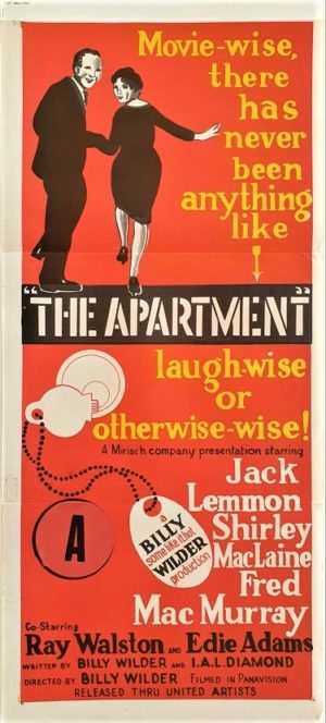 The Apartment Australian Daybill poster