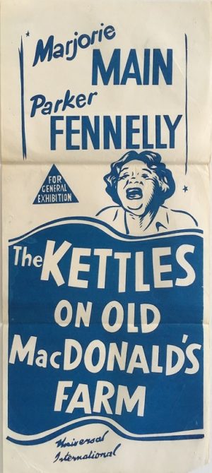 The Kettles on old MacDonald's Farm Australian Daybill Poster