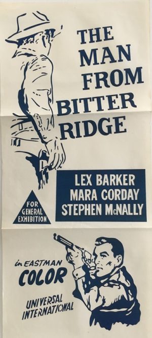 The Man from Bitter Ridge Australian Daybill Poster