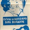 Libel Australian Duotone daybill poster with Dirk Bogarde and Oliva De Havilland