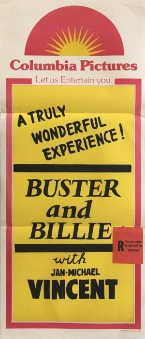 Buster and Billie Australian Daybill Poster with Jan-Michael Vincent