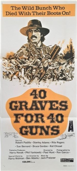 40 graves for 40 guns australian daybill poster