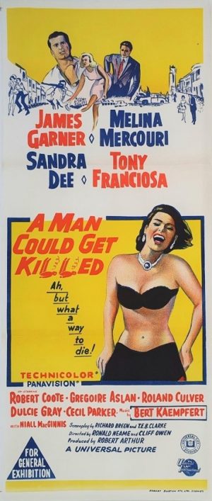 A man could get killed Australian daybill movie poster (4)