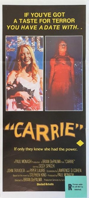 Carrie Australian daybill movie poster (6)