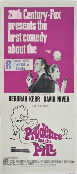 Prudence and the Pill Australian and New Zealand Daybill Poster with David Niven