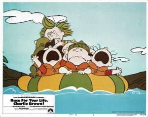 Race for your life Charlie Brown US Lobby Card 1977 (2)