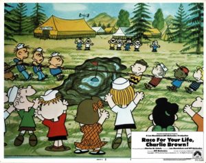 Race for your life Charlie Brown US Lobby Card 1977 (5)