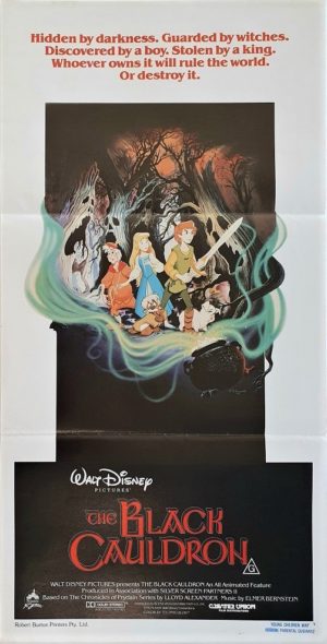 The Black Cauldron Australian daybill movie poster (4)