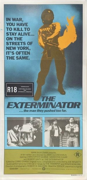 The Exterminator Australian Daybill Poster