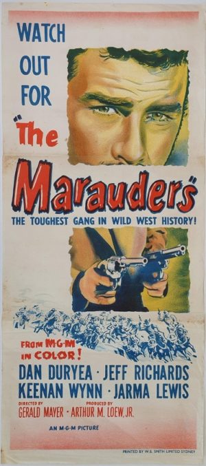 The Marauders Western Australian daybill movie poster