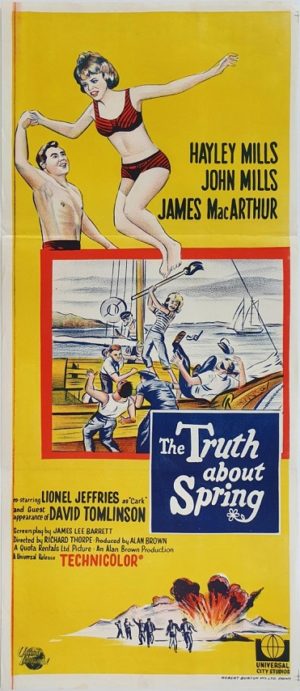 The Truth About Spring Australian daybill movie poster