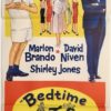 Bedtime story Australian Daybill Poster with David Niven and Marlon Brando