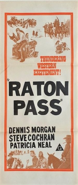 raton pass australian stock daybill poster