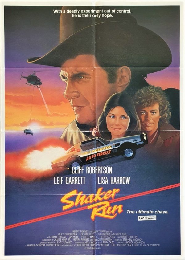 Shaker Run New Zealand One Sheet movie poster
