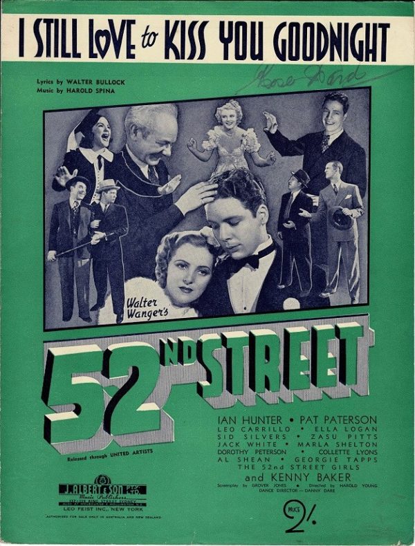 52nd street sheet music 1