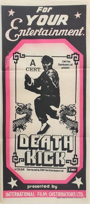 Death Kick Australian Daybill Poster