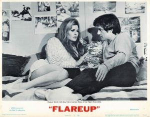 Flareup US Lobby Card with Raquel Welsh