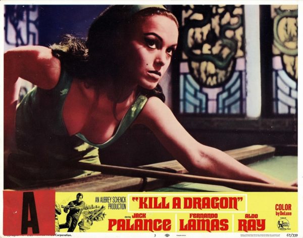 Kill a dragon US Lobby Card with Jack Palance