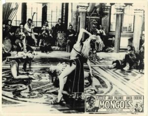 Mongols Lobby Card with Jack Palance