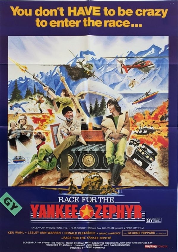 Race For The Yankee Zephyr New Zealand One Sheet Poster (2)