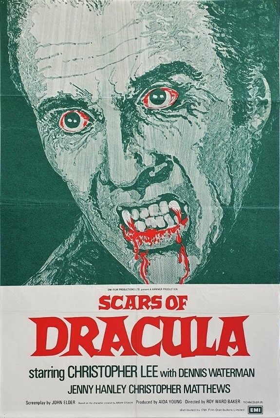 Scars of Dracula UK One Sheet Poster rerelease (1)