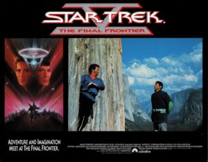 Star Trek V the final frontier US Lobby Card