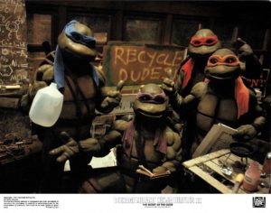 Teenage Mutant Ninja Turtles 2 US Lobby Card Set (5)