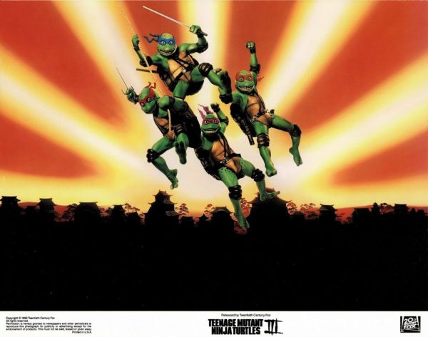Teenage Mutant Ninja Turtles 3 US Lobby Card Set (2)