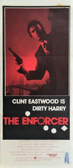 The Enforcer Australian Daybill Poster with Clint Eastwood (1)