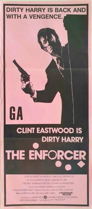 The Enforcer New Zealand Daybill Poster with Clint Eastwood (3)