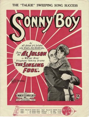 The Singing Fool sonny boy al jolson sheet music