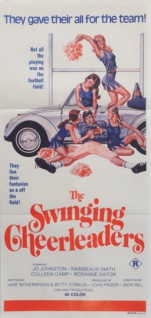 The Swinging Cheerleaders Australian Daybill Poster