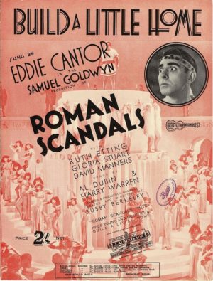 roman scandals sheet music with eddie cantor