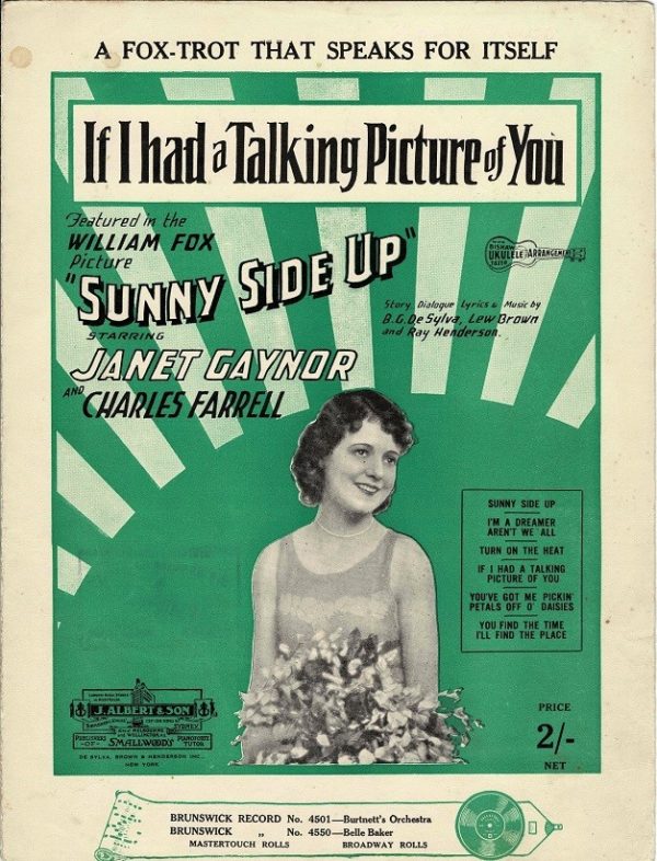 sunny side up sheet music 2