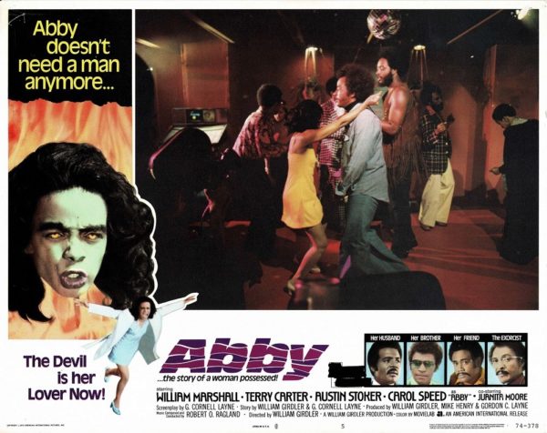 Abby 1974 US Lobby Card Blaxploitation Horror (10)