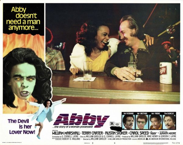 Abby 1974 US Lobby Card Blaxploitation Horror (10)