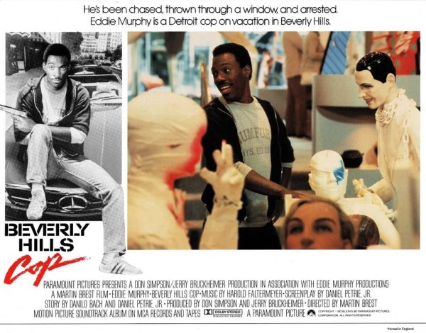 Beverly Hills Cop UK Lobby Card with Eddie Murphy 1984