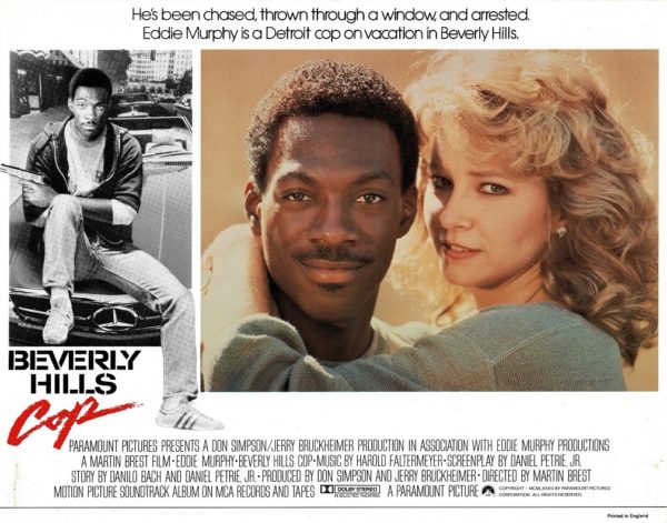 Beverly Hills Cop UK Lobby Card with Eddie Murphy 1984