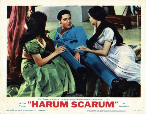 Harum Scarum US Lobby Card with Elvis Presley