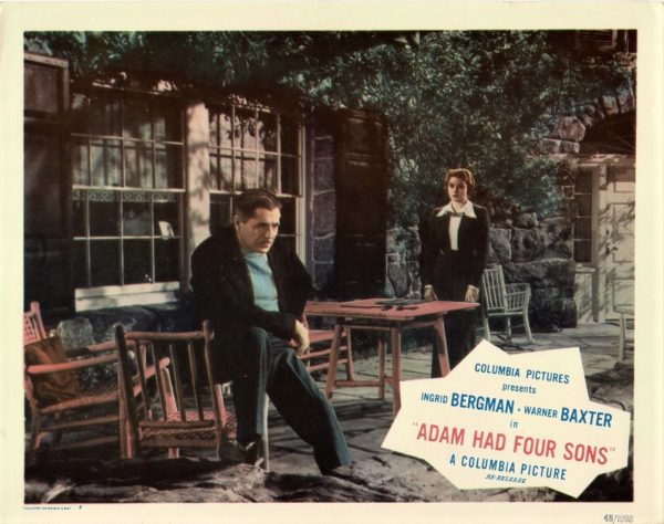 Adam Had Four Sons 1941 US Lobby Card with Ingrid Bergman