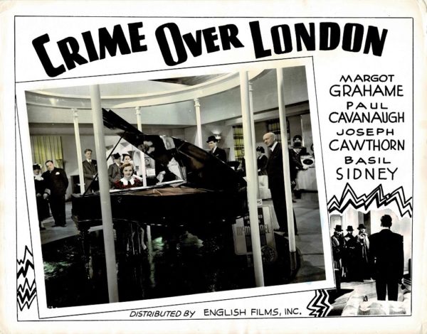 Crime Over London 1940s photolobby lobby card