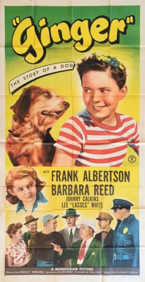 Ginger 1946 US 3 Sheet Movie Poster