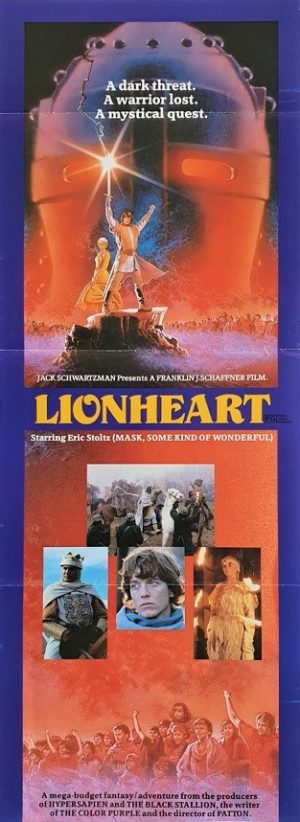 Lionheart Australian daybill poster