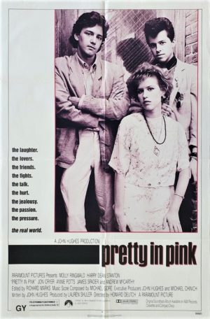 Pretty In Pink US One Sheet Poster with John Hughes